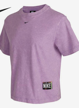 Nike/耐克正品当季女子新款纯色短袖休闲运动T恤DJ8515-570