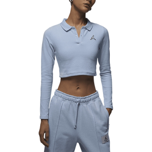 Nike/耐克官方正品Air Jordan女子休闲运动短款长袖T恤DV1401-411
