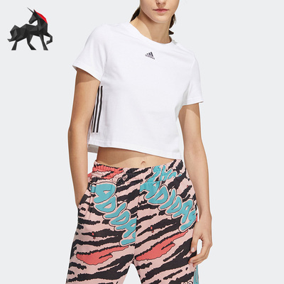 阿迪达斯女子运动短袖