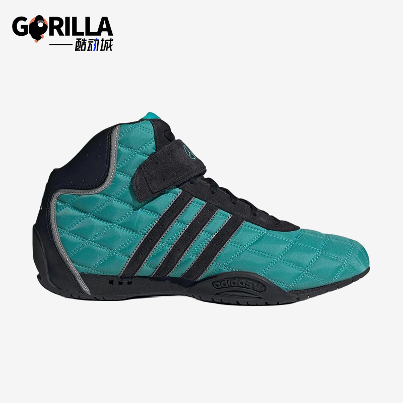 Adidas/阿迪达斯正品三叶草男女同款复古运动中帮赛车鞋JQ1779