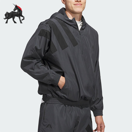 Adidas/阿迪达斯正品ANTHONY EDWARDS男士宽松篮球套头衫KC1611