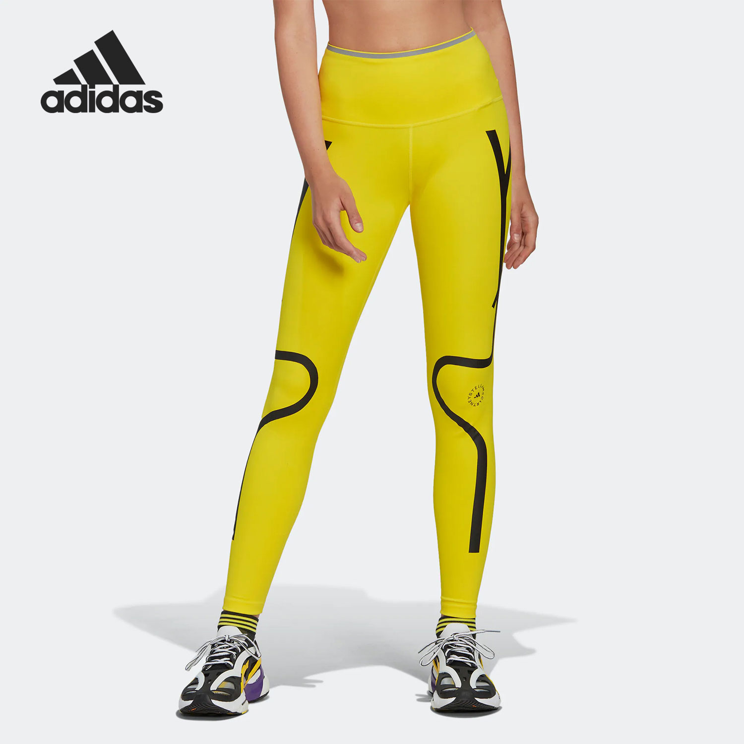 Adidas/阿迪达斯正品三叶草smc女子运动健身紧身长裤HS8195