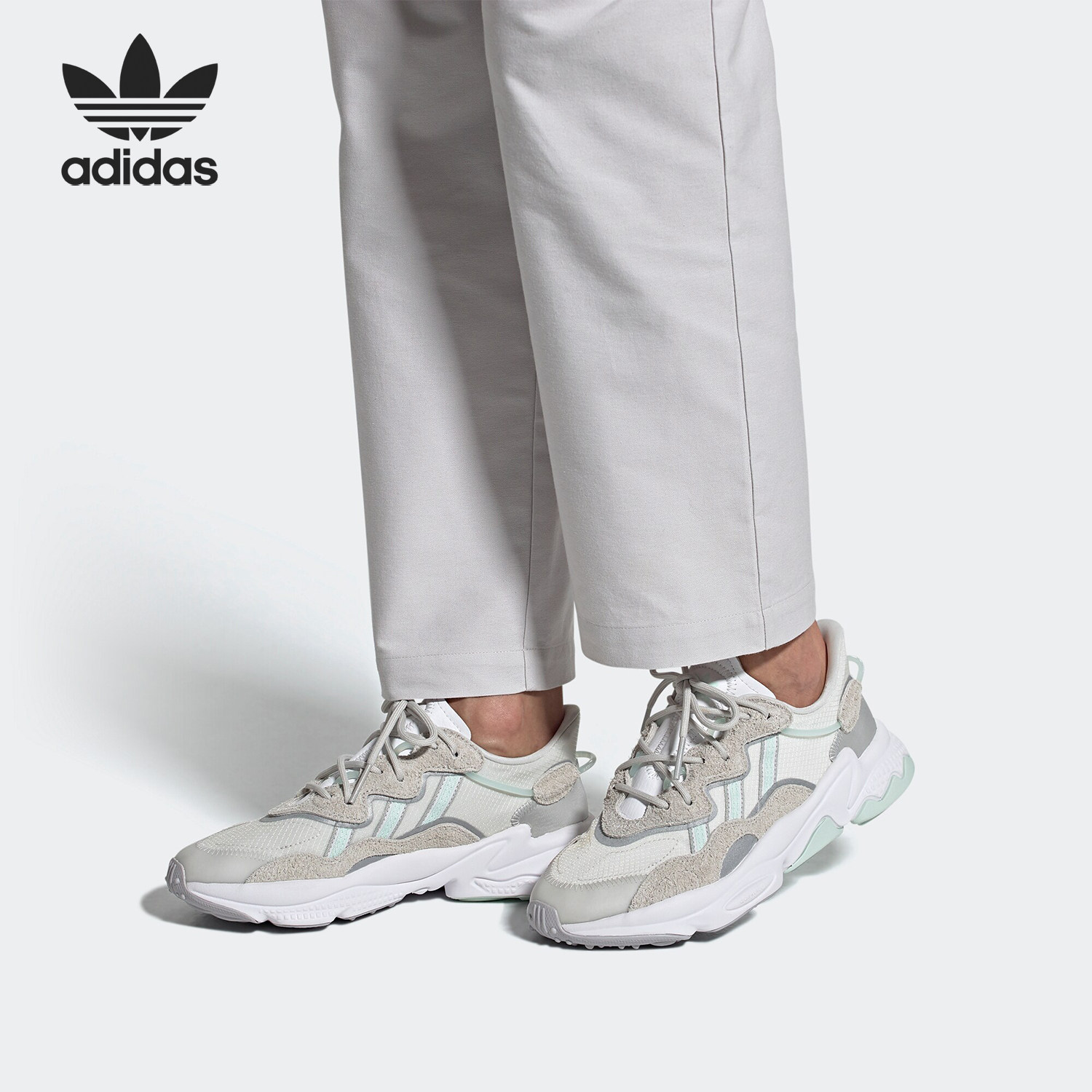 Adidas/阿迪达斯正品 新款三叶草OZWEEGO W男女经典休闲鞋 FX3821,运动鞋new,运动休闲鞋,淘宝优惠券,粉丝福利购,淘宝优惠卷