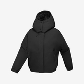 女士户外运动保暖耐穿梭织连帽棉服 新款 Skechers 斯凯奇正品