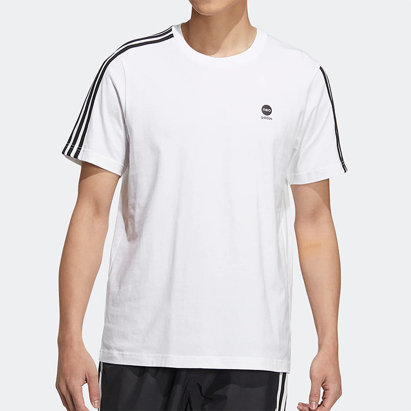 Adidas/阿迪达斯正品neo夏季新款男女同款简约运动短袖T恤 HN8778