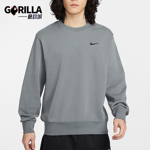 Nike/耐克正品Club男士休闲刺绣圆领套头耐穿运动卫衣IR0104-084
