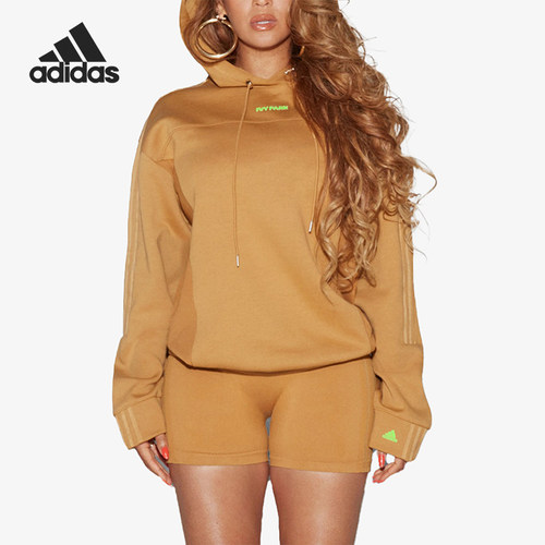 Adidas/阿迪达斯正品运动男女户外针织连帽卫衣套头衫GT9088