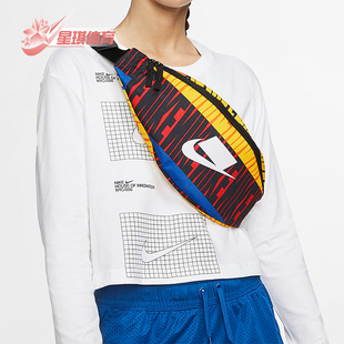 男女潮流运动健身经典 Nike 耐克正品 夏季 010 斜挎包腰包BA6332