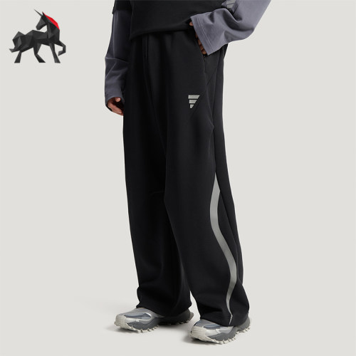 Adidas/阿迪达斯正品春秋男士运动休闲日常针织宽松长裤KU5305