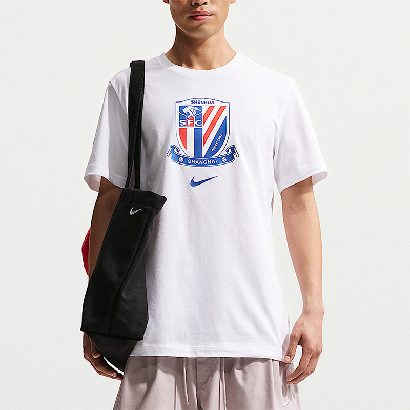 Nike/耐克正品夏季男士运动圆领简约足球柔软短袖T恤IQ0527-100