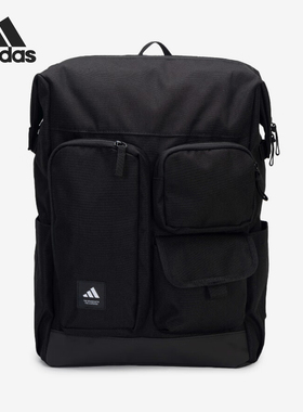 Adidas/阿迪达斯正品2025春新款男女多口袋双肩背包JL8343