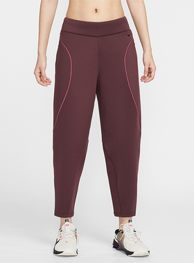 Nike/耐克正品2025冬季款女士日常中腰锥形运动长裤HV3586-652