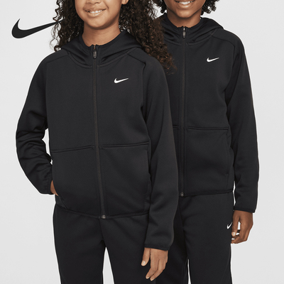 Nike/耐克正品Therma-FIT大童连帽保暖训练外套FZ5323-010