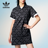 翻领连衣裙II3183 三叶草女士运动短袖 Adidas 阿迪达斯正品