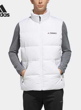 Adidas/阿迪达斯正品冬季新款男子保暖立领羽绒马甲FJ9227