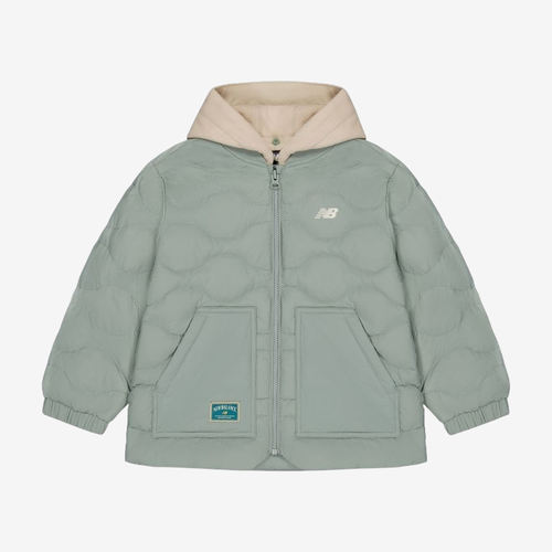 New Balance新百伦正品儿童连帽短款轻便舒适羽绒服7PF4E123-KH