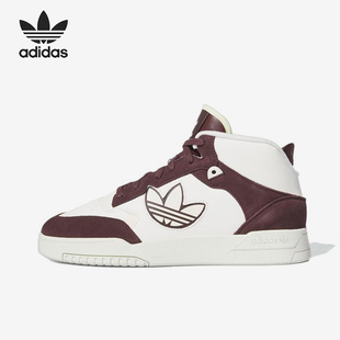 中帮复古休闲运动板鞋 三叶草男女同款 IH2165 阿迪达斯正品 Adidas