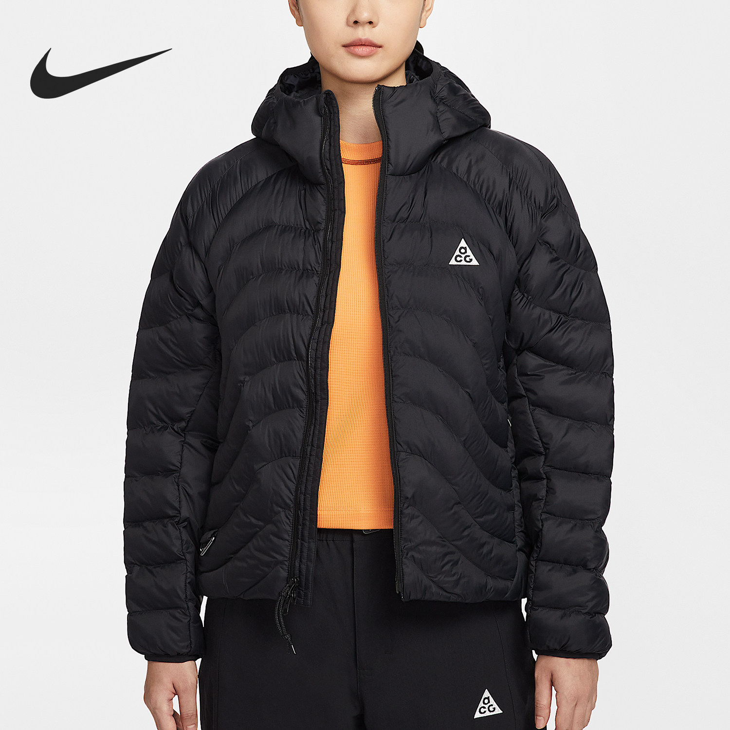 Nike/耐克官方正品Therma-FIT 女士连帽保暖运动棉服HM9964-010