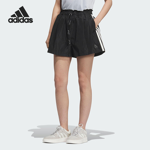 梭织短裤 Adidas SHORTS女士宽松经典 WOVEN KC0019 阿迪达斯正品