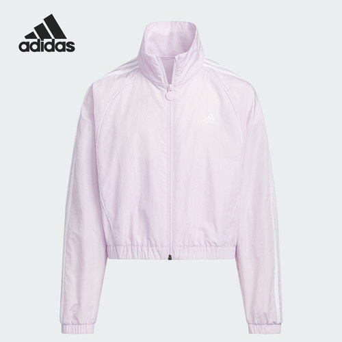 阿迪达斯大童梭织透气休闲外套