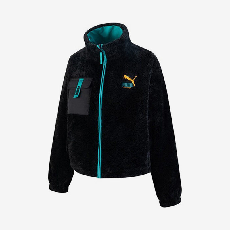 Puma/彪马官方正品当季新款两面穿仿羊羔绒女子运动外套538856-01,运动服/休闲服装,运动茄克/外套,淘宝优惠券,粉丝福利购,淘宝优惠卷