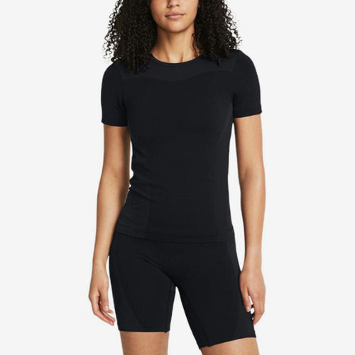 UA/安德玛正品Rush Seamless SS女子运动训练短袖T恤1383637-001