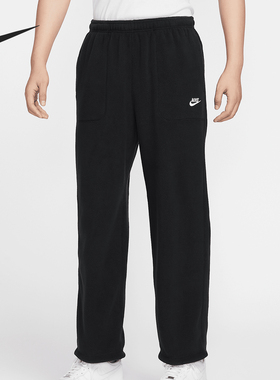 Nike/耐克正品2025男士摇粒绒保暖运动经典休闲长裤FZ0900-010