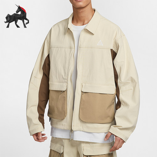 Nike/耐克正品Smith Summit男士休闲拼接口袋运动外套HV0599-229