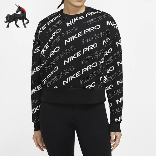 Nike/耐克正品2026春季款女士日常圆领套头针织卫衣CJ3589-010