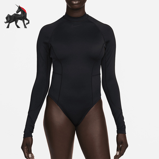 耐克正品 连体泳衣FZ6242 夏季 女士简约长袖 010 新款 Nike