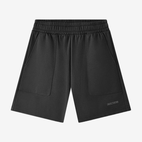 Skechers斯凯奇正品男宽松运动休闲舒适经典短裤L225M184-05HS
