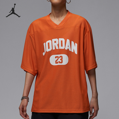 Nike/耐克官方正品JORDAN女士宽松舒适轻盈透气短袖HQ9223-805