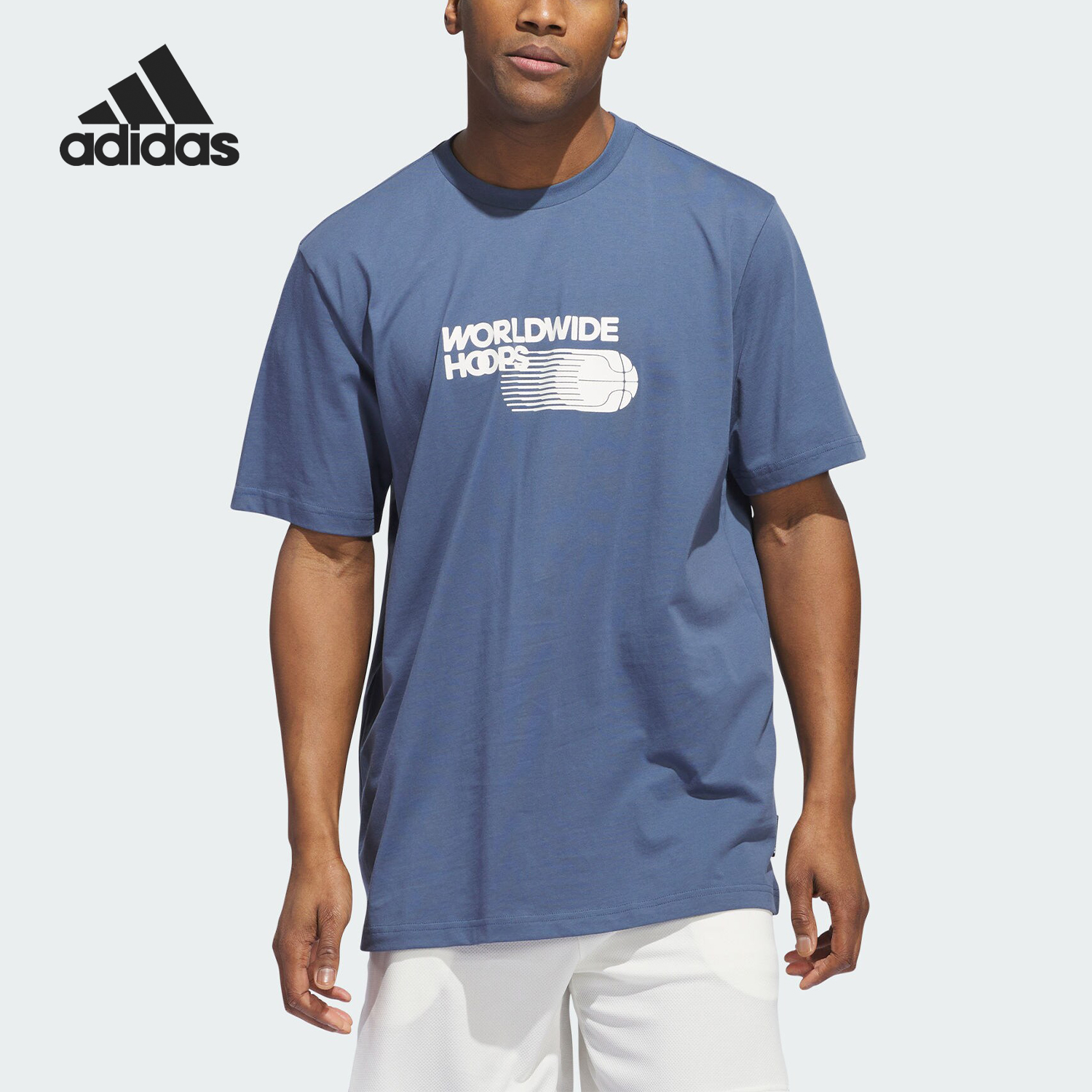 阿迪达斯男士运动休闲短袖