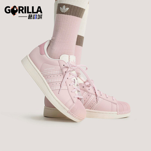 Adidas/阿迪达斯正品三叶草男女同款经典耐磨休闲运动板鞋KJ3968