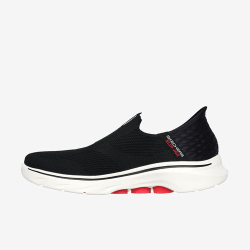 Skechers斯凯奇正品GO WALK 7男防滑套脚运动休闲鞋216641-BKW
