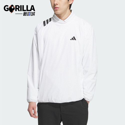 Adidas/阿迪达斯正品CREW JACKET男士梭织运动高尔夫卫衣JL7950