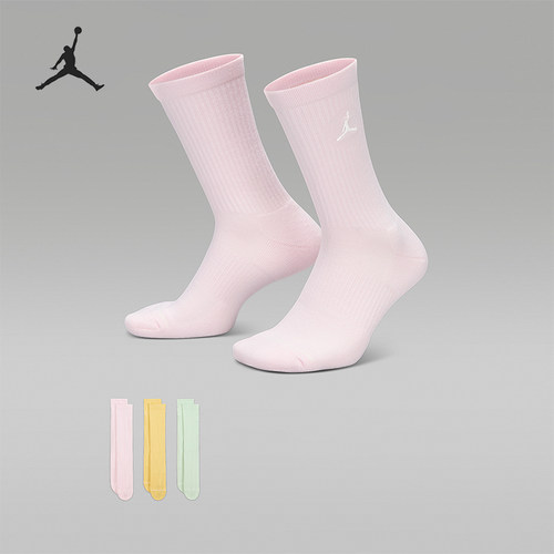 Nike/耐克正品JORDANEverydayCrewSocks新款经典运动袜DX9632-932