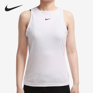 女子圆领透气无袖 Nike 2021夏季 休闲运动T恤CZ9815 耐克正品 100