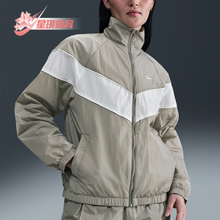 320 2025女士梭织立领宽松运动户外外套FV6305 Nike 耐克正品