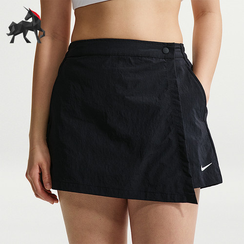 Nike/耐克正品 Sportswear 女士透气中腰简约休闲裤裙IR1649-010
