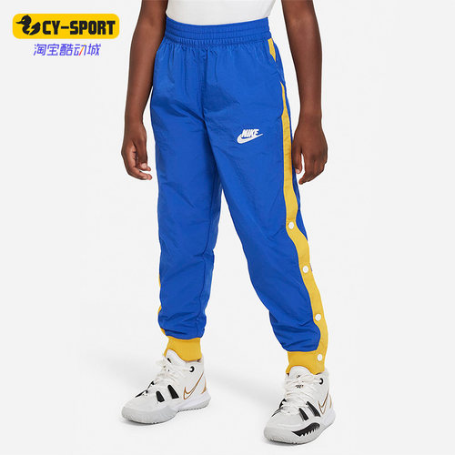 Nike/耐克正品新款大童运动休闲宽松排扣长裤DQ8950-480