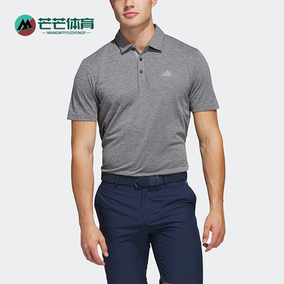 Adidas/阿迪达斯正品夏季男士透气印花运动休闲翻领POLO衫IA5449