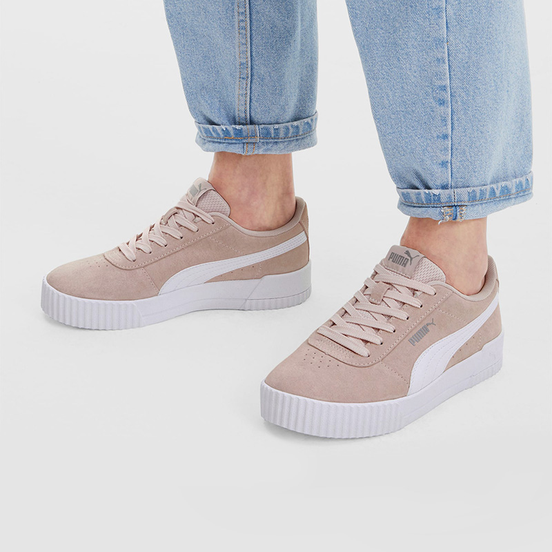 Puma/彪马正品女士复古休闲防滑耐磨轻便低帮板鞋369864-12