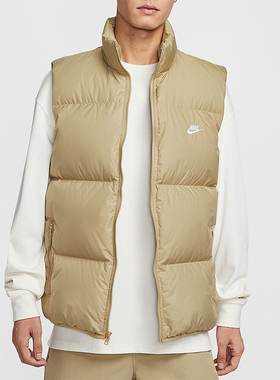 Nike/耐克正品2025秋季款男士立领保暖刺绣羽绒马甲IB2978-297