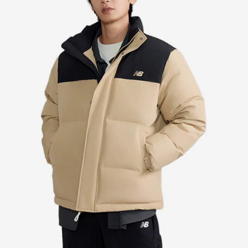 New Balance/NB正品运动男士潮流休闲立领拉链羽绒服AMJ43374-INC
