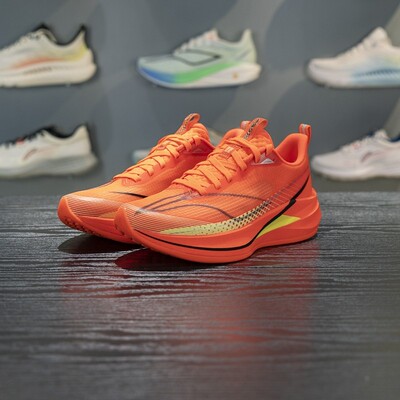 李宁正品赤兔9PRO男大童舒适包裹时尚缓震运动跑步鞋YKFW040-5