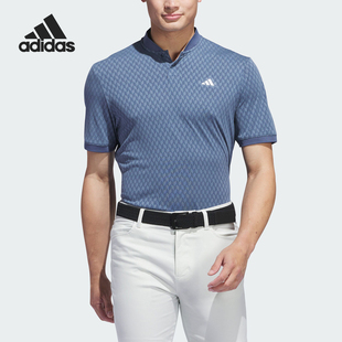 运动休闲短袖 Adidas 高尔夫男士 IU4416 阿迪达斯官方正品 POLO衫