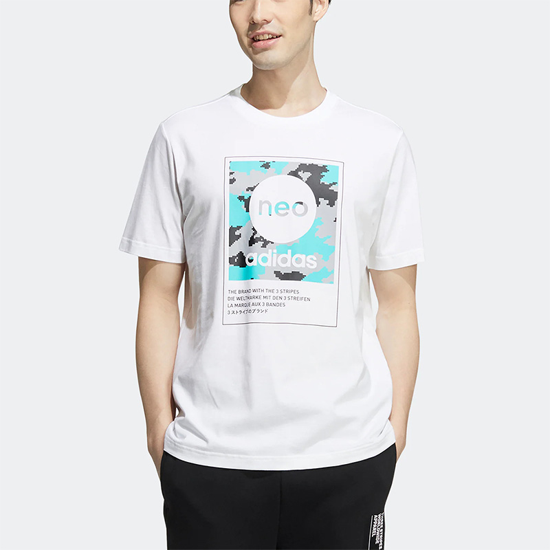 Adidas/阿迪达斯男子运动短袖