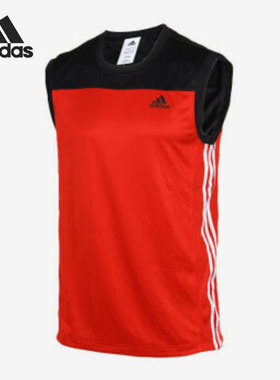 Adidas/阿迪达斯正品26夏男子篮球宽松透气运动无袖背心 AA5466
