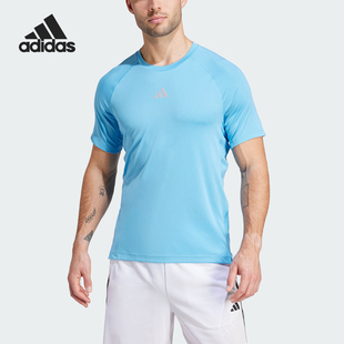 男士 Adidas 阿迪达斯官方正品 新款 圆领T恤IS1295 透气运动健身短袖
